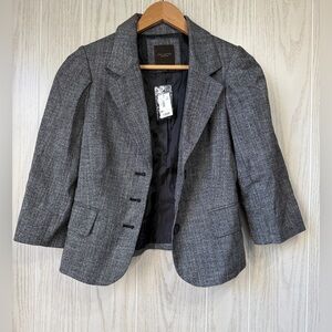 The Limited Collection Womens  Gray Blazer Jacket Size XS NWT